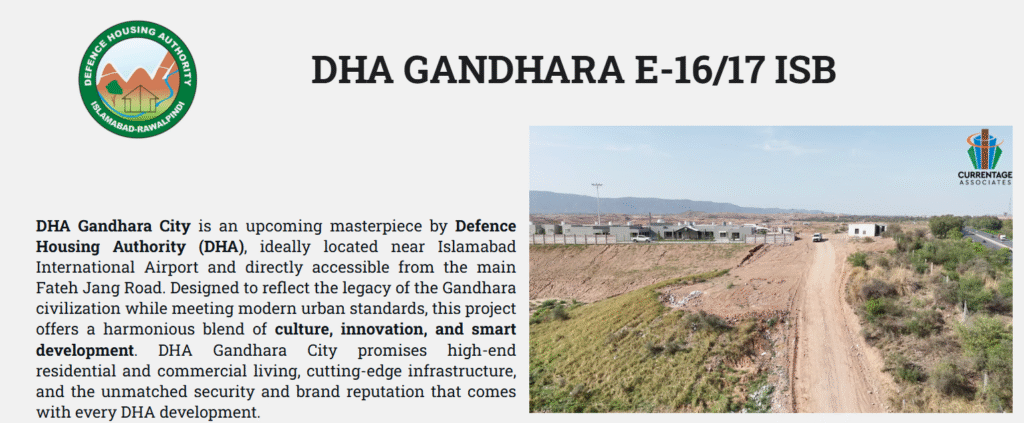 DHA Gandhara E-16/17 ISB