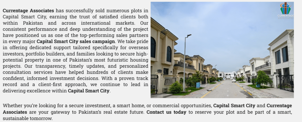 Capital Smart city sales