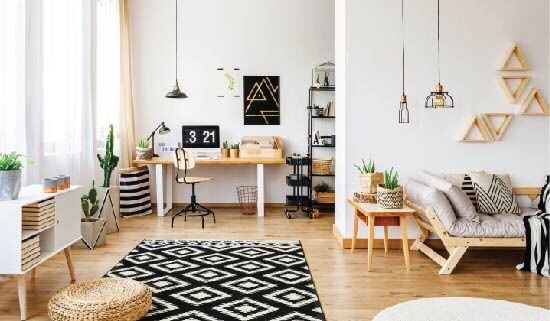 One-bedroom apartments
